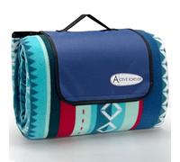ACTIVE FOREVER Picnic Blanket Portable, 300x200cm Large Outdoor Rug with Waterproof Backing, Picnic Mat with Carrying Handle, Suitable for Camping, Travel, Park, Beach, Garden, Family Gathering