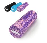 ACTIVE FOREVER Solid Floating Dot Foam Roller，Relieve Muscle Tension&Promote Circulation，High Density Massage Rollers for Back, Legs, Fitness, Yoga, Pilates-Camouflage Purple（45cm*15cm）