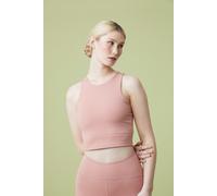 Active People Women's 'Go Getter' Lightweight Stretchy Quick Wick Breathable Cropped Vest in Pink | Size: 18 Active People Pink 18