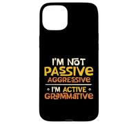 Active Grammative Funny Saying for Grammar Nerds Case for iPhone 15 Plus