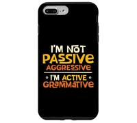 Active Grammative Funny Saying for Grammar Nerds Case for iPhone 7 Plus/8 Plus