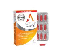 Active Immune Supplement, Vitamin D3, C & Zinc, Vegan, Multivitamin with Zinc 30 Capsules, 1 Month Supply