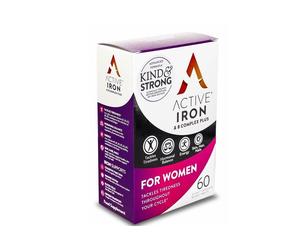 Active Iron & B-Complex Plus For Women - 30 Daily Capsules & 30 Daily Tablets