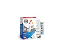 Active Iron Men | 30 Iron Capsules & 30 Multivitamin Tablets | Iron Supplement with Zinc, Vitamin C, D and High Dose B Vitamins | 1-Month Supply