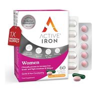 Active Iron Supplement 17mg + Women's Multivit, 30 Capsules + 30 Tablets