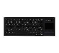 Active Key AK-4400-GU-B/GE Ultra-Slim Touchpad Keyboard, Industry 4.0, USB Black