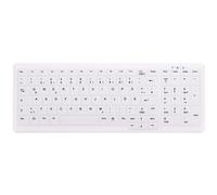 Active Key AK-C7000F-FU1-W/GE Wireless Hygiene PC Keyboard USB 2.4GH (US IMPORT)
