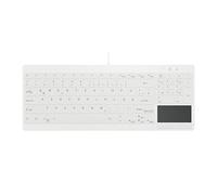 Active Key AK-C7412F-GUS-W/GE USB hygiene keyboard German, QWERTZ, Windows® White Suitable for Wisc