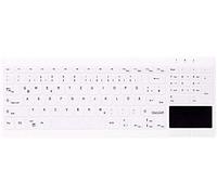 Active Key AK-C7412F-GUS-W/GE USB hygiene keyboard German, QWERTZ, Windows® White Suitable for Wisc