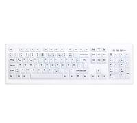 Active Key AK-C8100F-FU1-W/GE Wireless Hygiene PC Keyboard USB 2.4GH (US IMPORT)