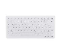 Active Key CHERRY AK-C4110 Disinfectable Wireless Hygiene Keyboard in Laptop Design White