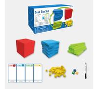 Active Learning Base Ten Set, Base Ten Blocks Set, Place Value Counting Cubes for Kids Teach Kids Volume, Place Value and Number Concepts for Early Counting Math in School or Home