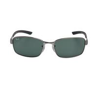 Active Lifestyle Rectangular Metal Sunglasses - male - Ray-Ban - Sunglasses - Green - ONE SIZE - Accessories ONE SIZE