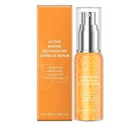 Active Marine Astaxanthin Capsule Serum, Vitamina C Facial Serum, Hydrolyzed Collagen Facial Serum, Even Skin Tone, Hydration & Vitalizing, 30ml (30ml, 1pcs)