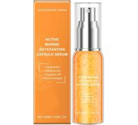 Active Marine Astaxanthin Capsule Serum, Vitamina C Facial Serum, Hydrolyzed Collagen Facial Serum, Even Skin Tone, Hydration & Vitalizing, For All Skins (12cm, 1pcs)
