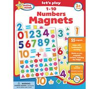 Active Minds - 1-10 Numbers Magnets - Great for Early Math and Counting Skills (Ages 3+)
