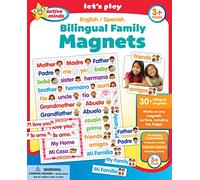 Active Minds - English / Spanish Bilingual Family Sight Words Magnets