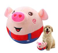 Active Moving Pet Plush Toy,Interactive Dog Toys,Talking Moving Dog Toy,Washable Pig Sound Bouncing Dog Toy,Jumping Bunny Plush Toy,Dog Squeaky Ball Dancing Dog Ball Bouncing Toy for Dog Cat Pets