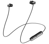 Active Noise Cancelling Earbuds Neckband Bluetooth 5.4 Headphones, Wireless Earphones HiFi Stereo Deep Bass, Sport Headsets for Running, 18H Playtime, Magnetic Earbuds in Ear, IPX7 Waterproof Black