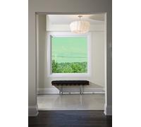 Active Optic Transparent Decorative Coloured Stained Glass Window Film A Self Adhesive - Translucent Colourful Optically Clear Tint Sticky Back Vinyl - Green 35-2mx76cm (30")