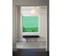 Active Optic Transparent Decorative Coloured Stained Glass Window Film A Self Adhesive - Translucent Colourful Optically Clear Tint Sticky Back Vinyl - Green 40-2mx76cm (30")