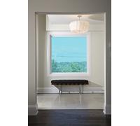 Active Optic Transparent Decorative Coloured Stained Glass Window Film A Self Adhesive - Translucent Colourful Optically Clear Tint Sticky Back Vinyl - Turquoise 50-1mx76cm (30")