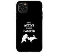 Active Passive Bull vs Bear Stock Exchange Stock Market ETF Case for iPhone 11 Pro Max