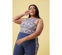 Active People Women's 'Go Getter' Lightweight Stretchy Quick Wick Breathable Cropped Vest | Size: 16 Active People Multicolor 16