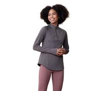 Active People Women's 'Go Getter' Long Sleeve High Neck Lightweight Half Zip Midlayer Jacket in Khaki | Size: 10 Active People Khaki 10