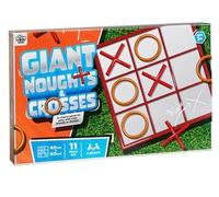 Active Play Giant Noughts and Crosses Game, 60x60 cm, 11-Piece Set, Indoor and Outdoor, for Ages 3+