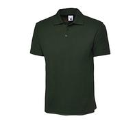 Uneek UC105 Active Poloshirt 200GSM Bottle Green 5XL Colour: Green, Si 5XL