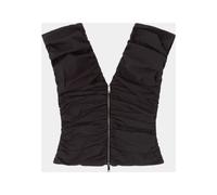 Active Racerback Zipper Top - female - Ganni - Blouses - Black - L - Blouses & Shirts L