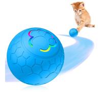 Active Rolling Ball with Tail for Dogs Cats, Smart Interactive Pet Toy Ball, Cat Toys Interactive for Indoor Cats, Moving Cat Toy, Smart Cat Toy for Dogs Cats (B-blue)