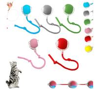 Active Rolling Ball with Tail for Dogs, Interactive 360° Cat Ball, USB Rechargeable Self-Moving Electric Toy, Stimulates Hunting Instincts & Encourages Play for Indoor (5 pcs A)