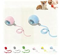 Active Rolling Ball with Tail for Dogs, Interactive Cat Toys Balls, Intelligent Automatic 360° Rolling Balls for Cats and Dogs (t)