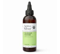 Active Silver - Colloidal Silver Ear Cleaner for Pets - 25ppm Natural Ear Hygiene Support with Glass Dropper - Vegan-Friendly Formula for Dogs, Cats and More - 100ml