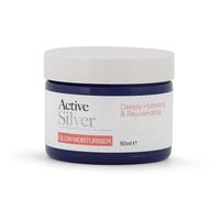 Active Silver GLOW Skin Moisturiser (50ml), Colloidal Silver and Colloidal Gold Premium Facial Moisturiser with Gold and Silver Particles and Aloe Vera, Vegan-Friendly