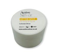 Active Silver - Hit the Spot, Colloidal Silver - Face Blemish Cream - Contains 25ppm, Aloe Vera, Zinc, Vitamin E and more Natural Ingredients - For Facial Sores and Spots - 30ml