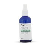 Active Silver Skin Cleanse with Colloidal Silver (250ml spray bottle), Tea Tree and Lavender Oil, gently cleans skin, for face and body, use in the home or for travel