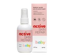 Active Skin Repair Natural, Non-Toxic, No Sting Baby Spray, First Aid Safe for Use on Diaper Rash, Baby Acne, Eczema, Cuts, Wounds, Scrapes, and Other Skin Irritations (3 oz. Spray)
