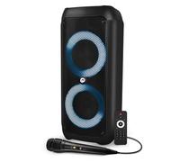 Active Speaker - FestiSound SKV206-6.5 Inches 2 x 16 cm - 300 W - Ring LED Effect - USB SD Bluetooth TWS - Micro