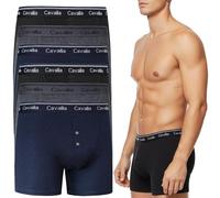 Active Star 3/6 Pack Assorted Men’s Boxer Shorts, Premium Soft Multipack Cotton Stretch Trunks With Fly Button Comfort Breathable Underwear Underpants For Men, Boxers With Black Waistband - 6 Packs