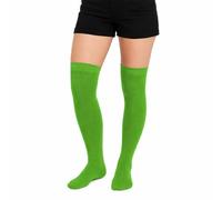 Active Star Ladies Over the Knee Socks Womens Cotton Rich Long Stretch Socks School Uniform Cosplay Dance Festival UK Size 4-6