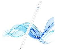 Active Stylus Pen for All Touch Screens, 1.5 mm Fine Tip Tablet Pen, Stylus Smartphone Compatible with iPad Pro/Air/Mini 2/3/4 and All Other Touchscreen Devices (No Palm Reject)