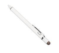 Active Stylus Pen for Touch Screen, Capacitive Stylus Pen with Fine Tip, 5V 0.2A Portable Rechargeable Stylus, Universal Stylus for IOS, Mobile Phone, Tablet (White)