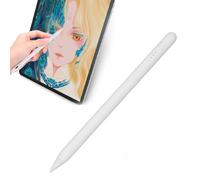 Active Stylus Pen, Precise Palm Rejection Tilt Sensitive Digital Pencil with 1.5mm Replaceable Tip Fast Charging Battery Display for Drawing Note Taking White