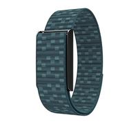 Active-Weave Loop Band/strap Compatible with Amazfit Helio Smart Tracker | Adjustable Lightweight Replacement Wristband with Integrated Metal Frame Bumper Case (The Teal-Blue Band + Black Frame)