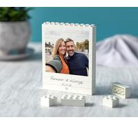 Active Window Films Personalised Photo Building Bricks Puzzle, Custom Photo Block, DIY Building Brick Photo Print, Personalised Anniversary Photo Gift, Couple Adventure Keepsake