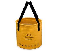 ActiveSol Collapsible Bucket 10L | Robust, Foldable, Space-Saving for on The go, Garden, Outdoors, Fishing & Camping | Versatile uses: Kids Bucket, Travel Bowl Dog, Beach Toys and Much More