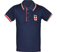 Activewear Kids England Euro Football Championships 2016 Polo Shirts Fans Supporter Shirt Size 24 to 32 (2XL=11/12YEAR, Navy)